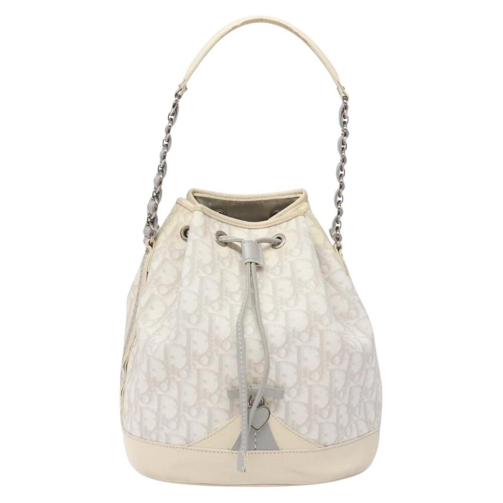 Dior Trotter Romantic Shoulder Bag White